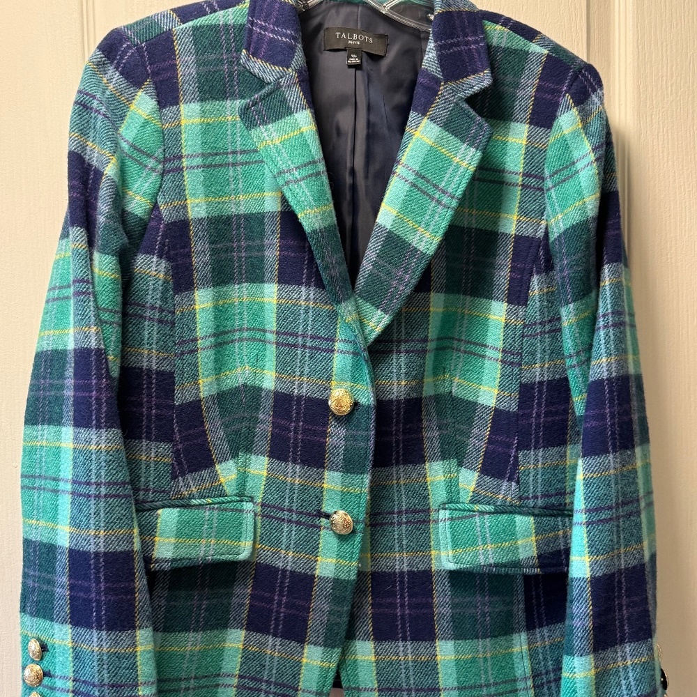 Tartan blazer